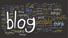 blogging chalkboard