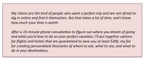 travel agent pitch